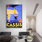 affiche vintage cassis