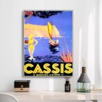 affiche vintage cassis