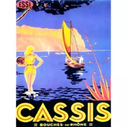 affiche vintage cassis