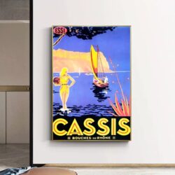 affiche vintage cassis