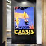affiche vintage cassis
