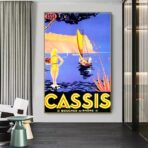 affiche vintage cassis