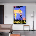 affiche vintage cassis