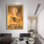 affiche vintage champagne