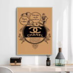 affiche vintage chanel