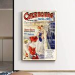 affiche vintage cherbourg