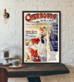 affiche vintage cherbourg