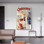 affiche vintage cherbourg