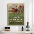 affiche vintage cheval