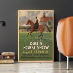 affiche vintage cheval