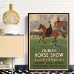 affiche vintage cheval