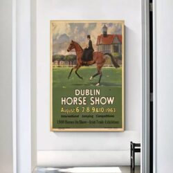 affiche vintage cheval