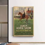 affiche vintage cheval