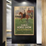 affiche vintage cheval