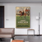 affiche vintage cheval
