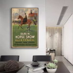 affiche vintage cheval