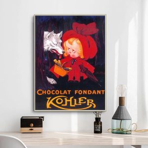 affiche vintage chocolat