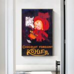 affiche vintage chocolat