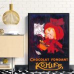 affiche vintage chocolat