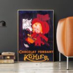 affiche vintage chocolat
