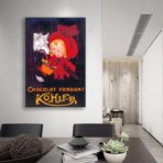 affiche vintage chocolat
