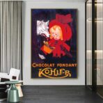 affiche vintage chocolat
