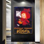 affiche vintage chocolat