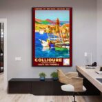 affiche vintage collioure