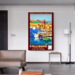 affiche vintage collioure
