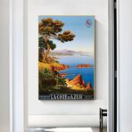 affiche vintage côte d'azur