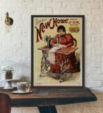 affiche vintage couture