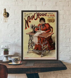 affiche vintage couture