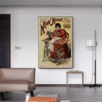 affiche vintage couture