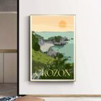 affiche vintage crozon