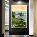 affiche vintage crozon