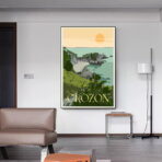 affiche vintage crozon