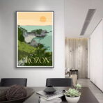 affiche vintage crozon