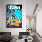 affiche vintage cuba