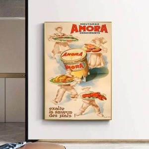 affiche vintage cuisine