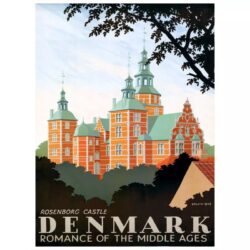 affiche vintage danemark