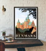 affiche vintage danemark