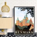 affiche vintage danemark