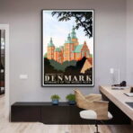 affiche vintage danemark