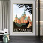 affiche vintage danemark