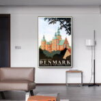affiche vintage danemark