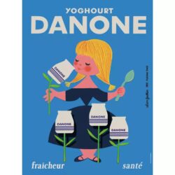 affiche vintage danone