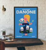 affiche vintage danone