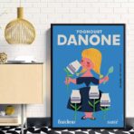 affiche vintage danone