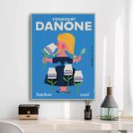 affiche vintage danone