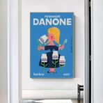 affiche vintage danone